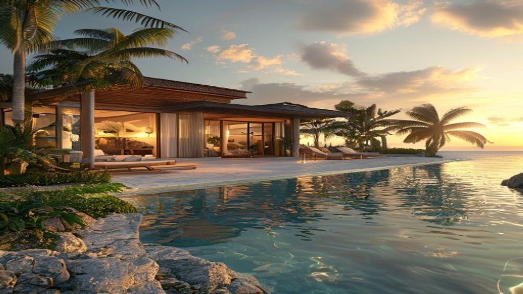 Luxurious oceanfront estates with stunning coastal views and upscale amenities