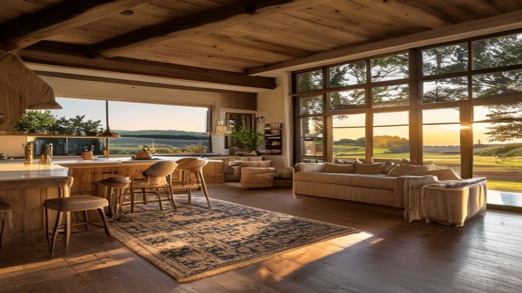 Elegant luxury country home with sprawling gardens and classic stone façade.