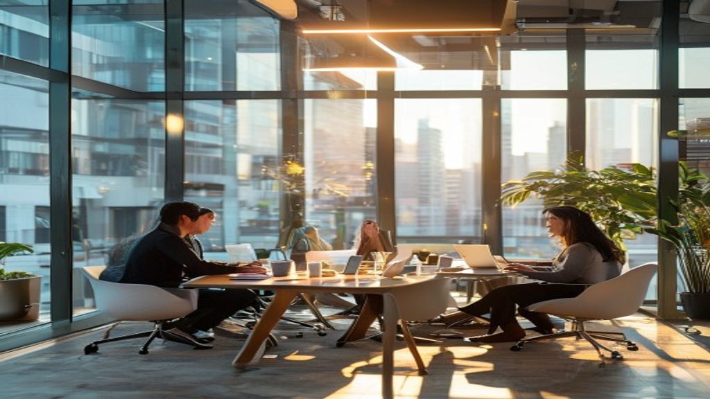 Modern managed offices for rent with flexible leases and full amenities.